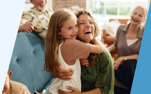 Family Hugging